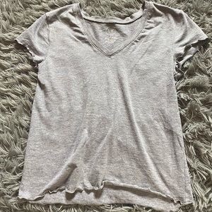 Grey V top